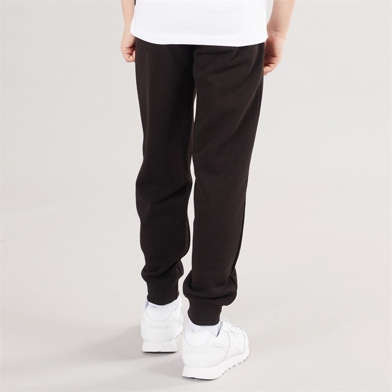 Pantalon de jogging en molleton ajusté avec revers garçons Noir - Image 2