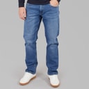 Herren - Gerade Geschnittene Denim-Jeans Stone Wash