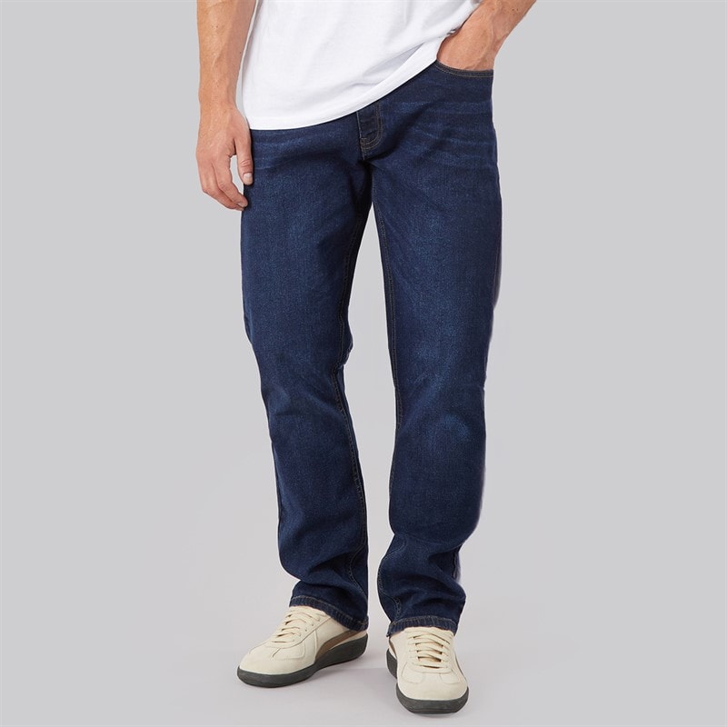 Kangaroo Poo Herren - Gerade Geschnittene Denim-Jeans - Dark Wash