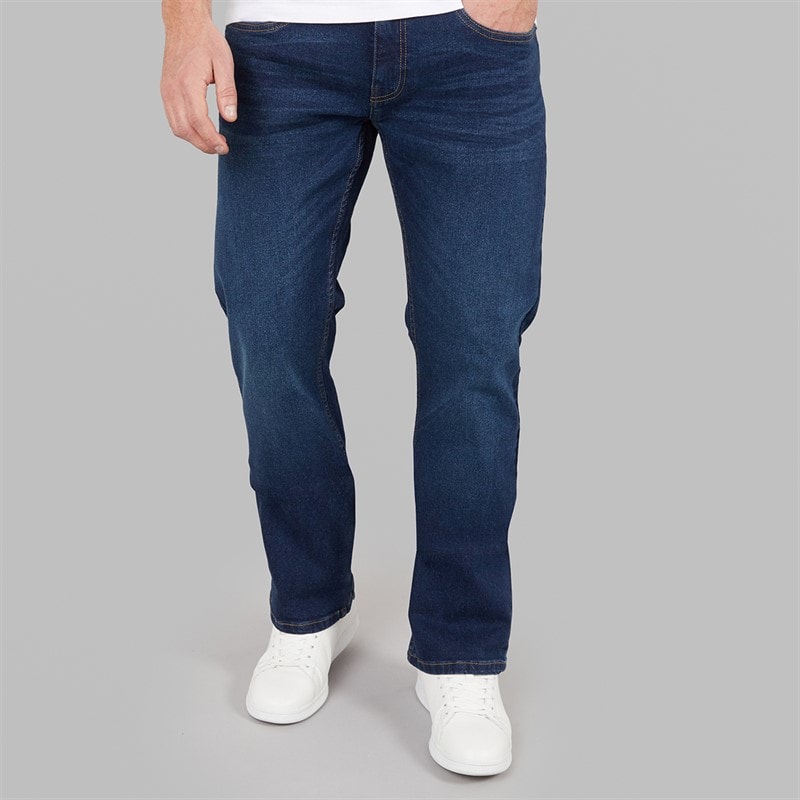 Herren - Bootcut Denim-Jeans Dark Wash - Bild 1