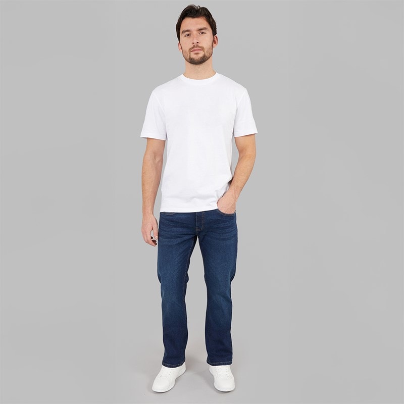 Herren - Bootcut Denim-Jeans Dark Wash - Bild 4