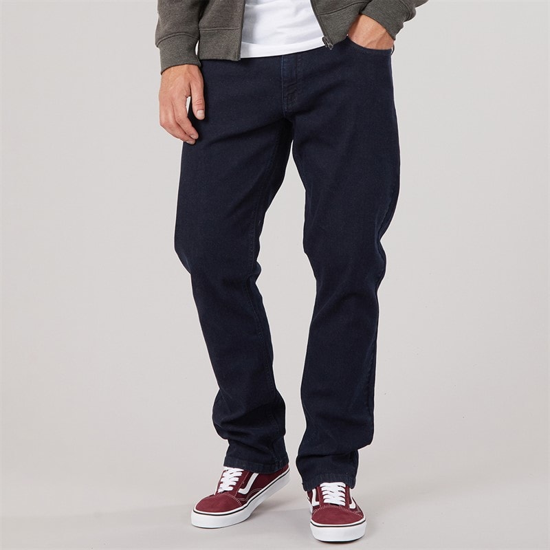 Herren - Gerade Geschnittene Denim-Jeans Blue Black - Bild 1