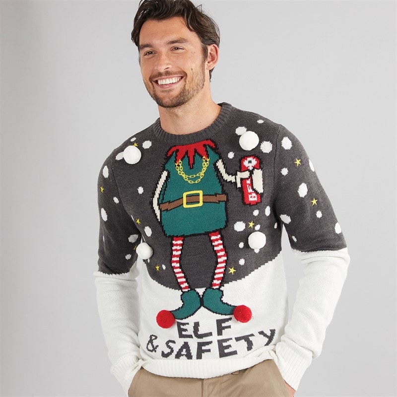 Herren - Elf Weihnachts-Pullover Multi - Bild 1