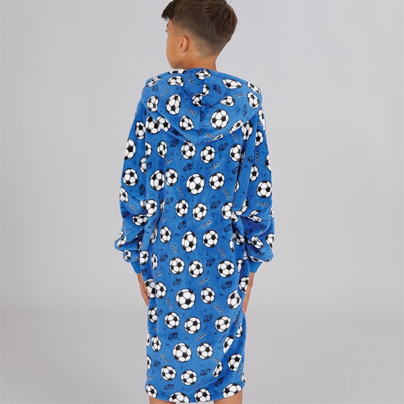 Kangaroo Poo Chłopcy bluza z kapturem strike blanket - Niebieski – zdjęcie  2