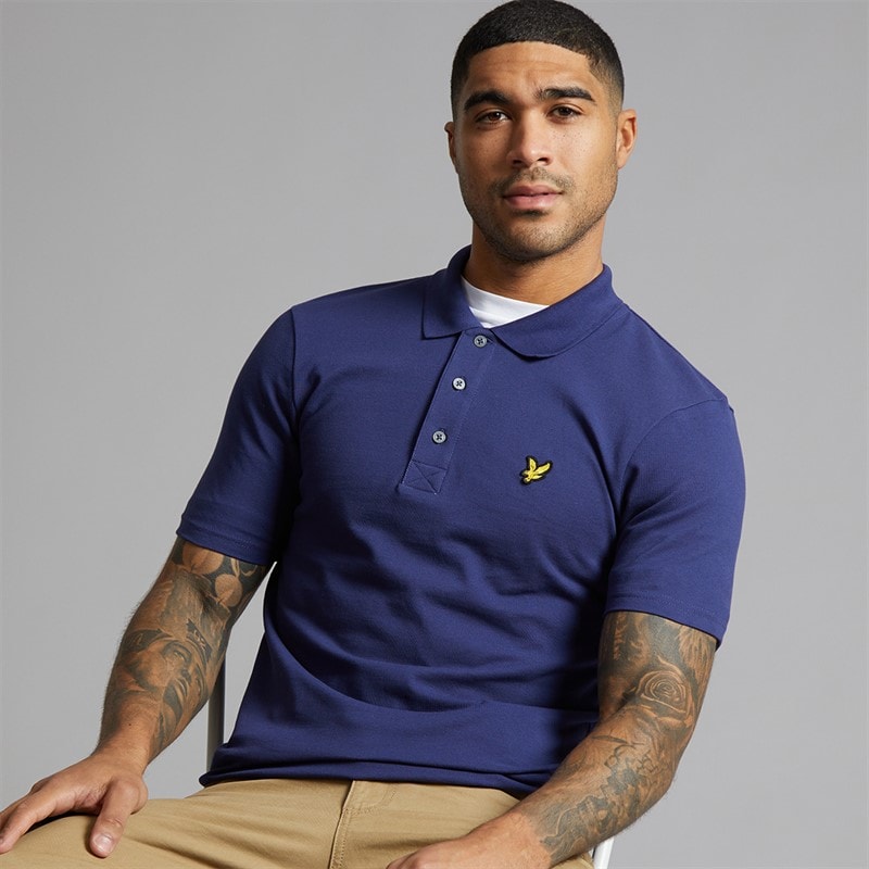 Lyle And Scott Vintage Herren - Polohemd - Deep Indigo