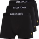 Boxers Nathan lot de trois hommes Noir
