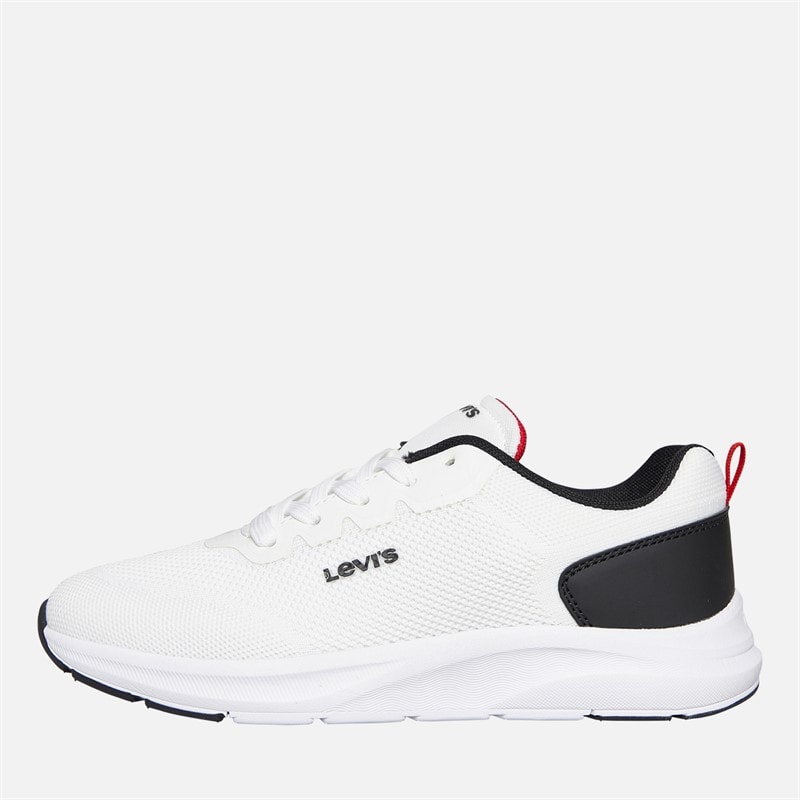 Levi's Junior dziewczęce sneakersy Hudson - Biały/Czarny/Czerwony 0239 – zdjęcie  1