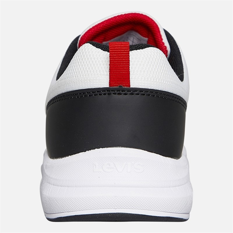 Levi's Junior dziewczęce sneakersy Hudson - Biały/Czarny/Czerwony 0239 – zdjęcie  3