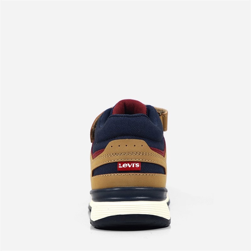 Baskets Sierra enfants Camel/Bleu marine 1506 - Image 4