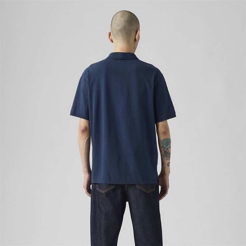 Herren - Authentisches Polohemd Dress Blues - Bild 2