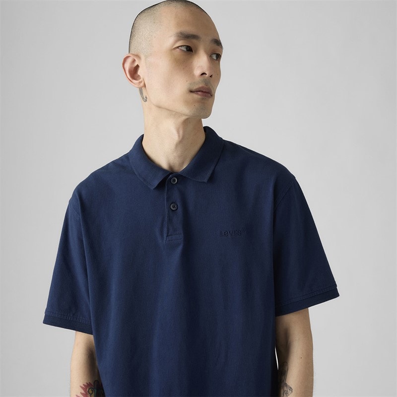 Herren - Authentisches Polohemd Dress Blues - Bild 3