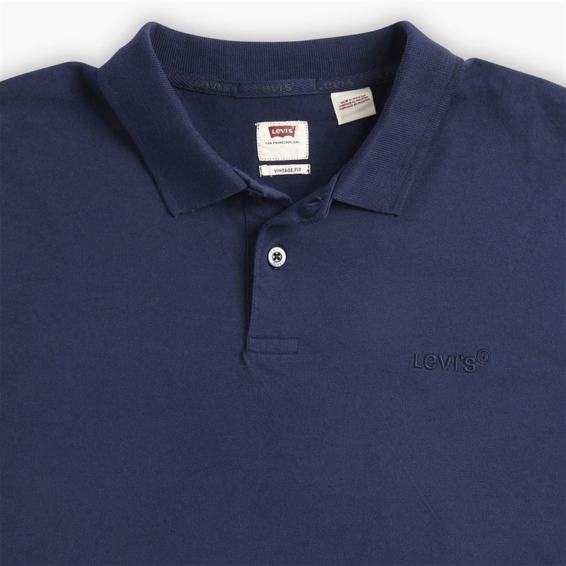 Herren - Authentisches Polohemd Dress Blues - Bild 5