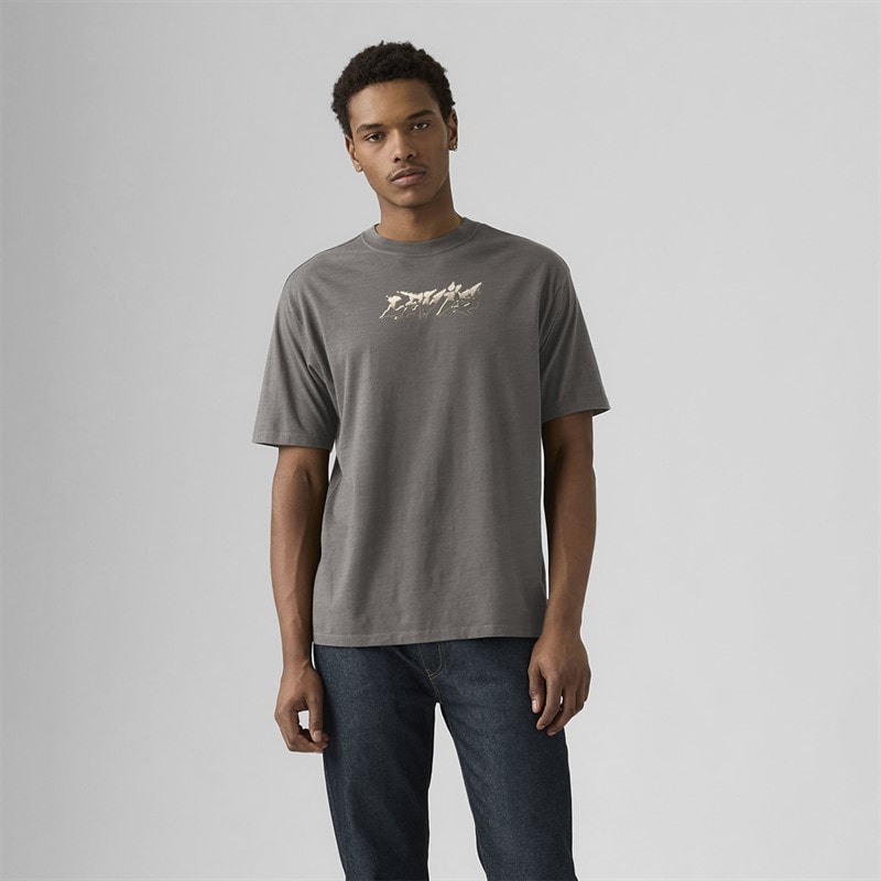 Herren - Vintage Fit Grafik-T-Shirt Copper Levis Smoked Pearl - Bild 4