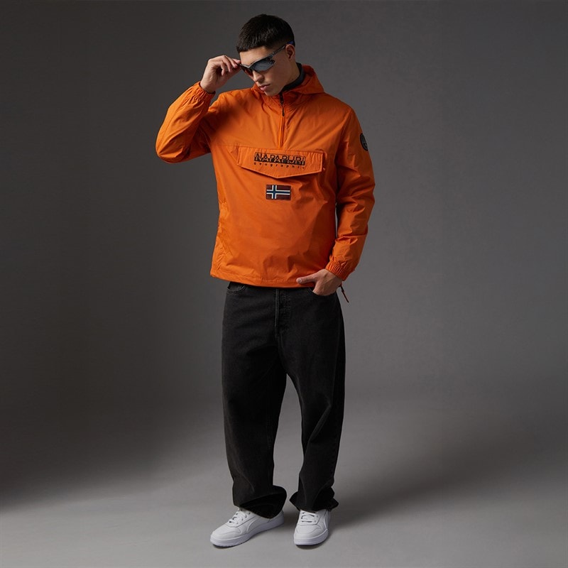 Mężczyźni anorak arper lite Orange Pumpkin – zdjęcie  4