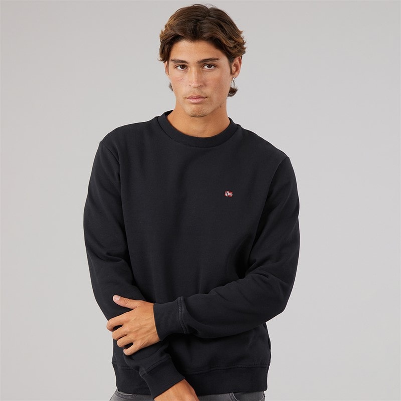 Napapijri Herren - Balis Rundhals-Sweatshirt - Schwarz
