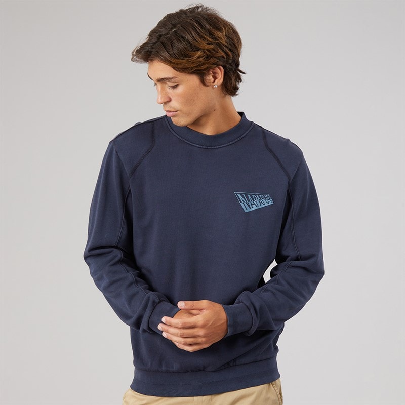 Sweat-shirt Aren crew hommes Blue Marine - Image 2