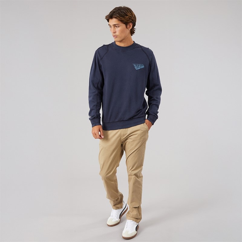 Sweat-shirt Aren crew hommes Blue Marine - Image 4
