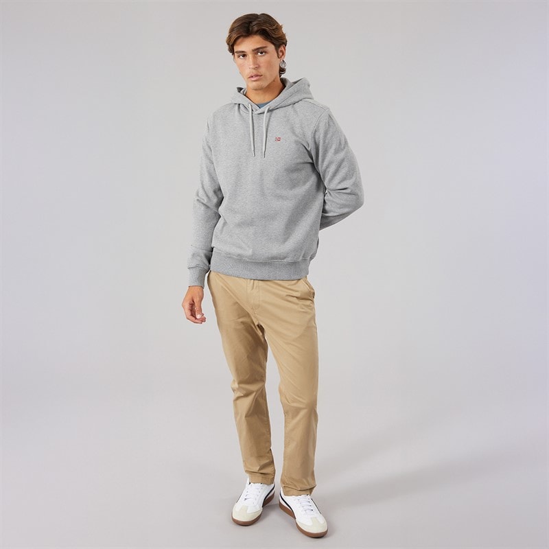 Mężczyźni bluza z kapturem balis Medium Grey Melange – zdjęcie  4