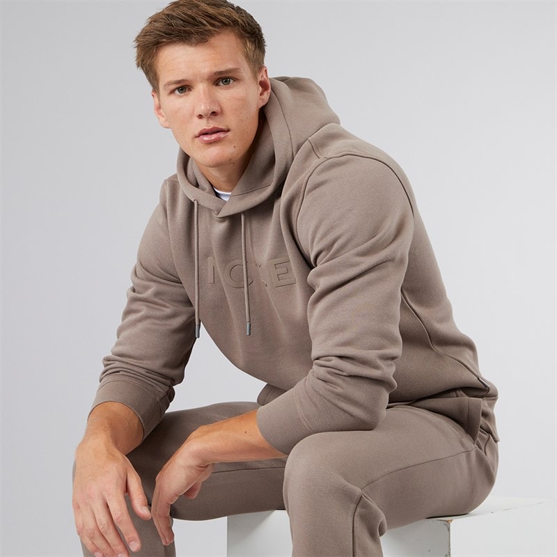 NICCE Sweat à capuche Tonla hommes - Mink