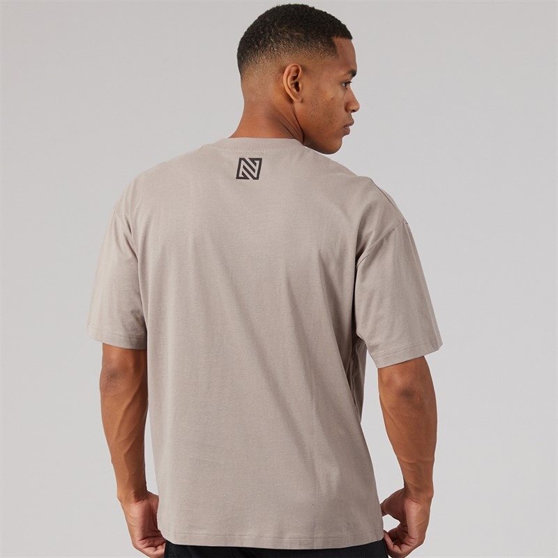 NICCE Heren endzo oversized t-shirt - Satellite
