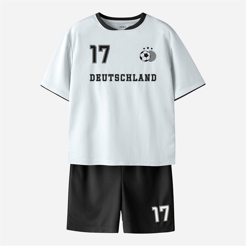Kinder - Deutschland Fußball-WM-Trikot-Set Bright White Germany - Bild 1