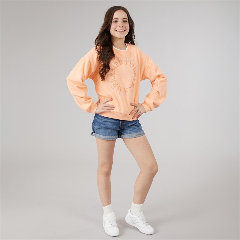 Meisjes taround trui Peach Nectar - Afbeelding 4