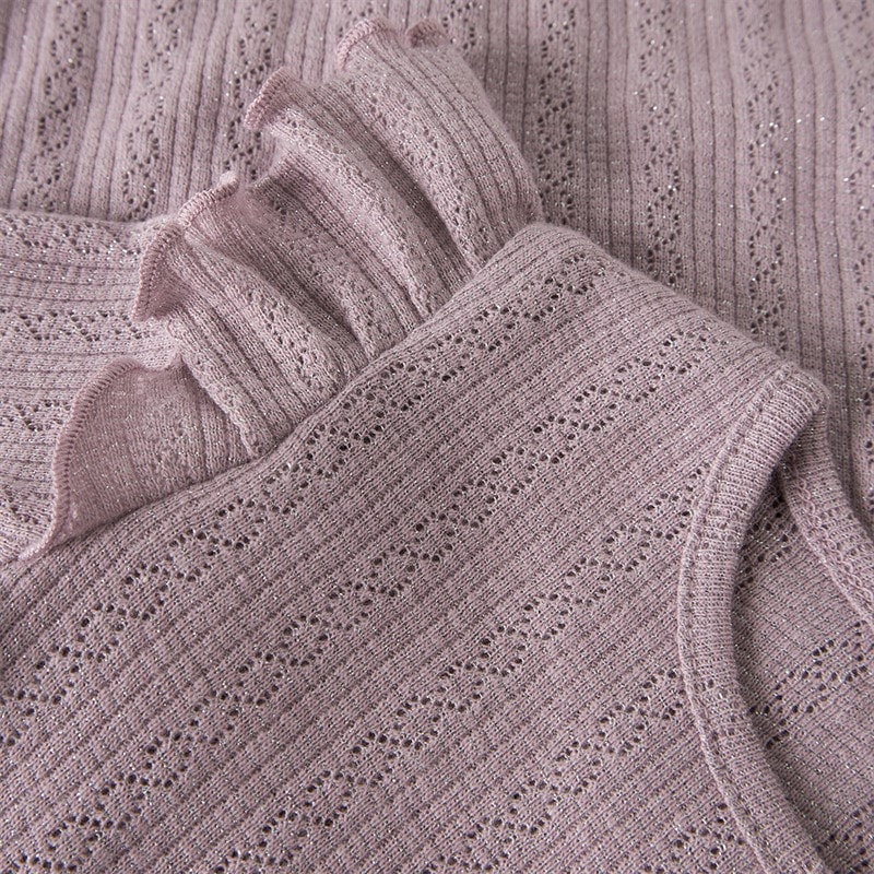 Dziewczęce bluzka blitta z długim rękawem Dawn Pink – zdjęcie  3