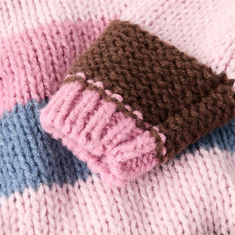 Dziewczęce sweter Poronja z dzianiny Mauve Orchid – zdjęcie  3