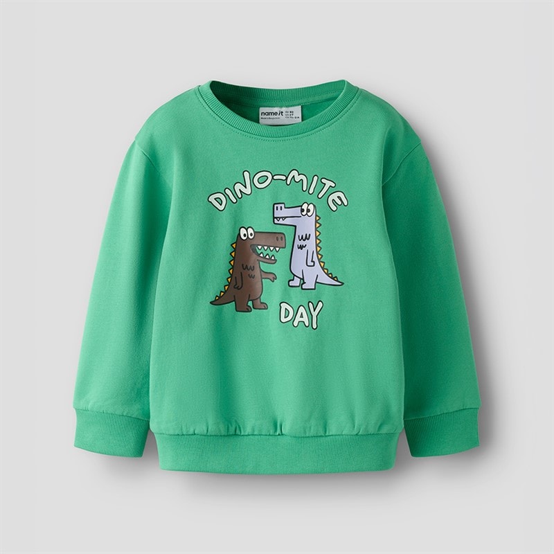Jongens mini dakkian trui Green Spruce - Afbeelding 2