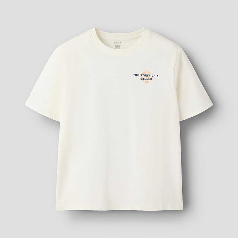 Jongens himas voetbalt-shirt Cloud Dancer - Afbeelding 2
