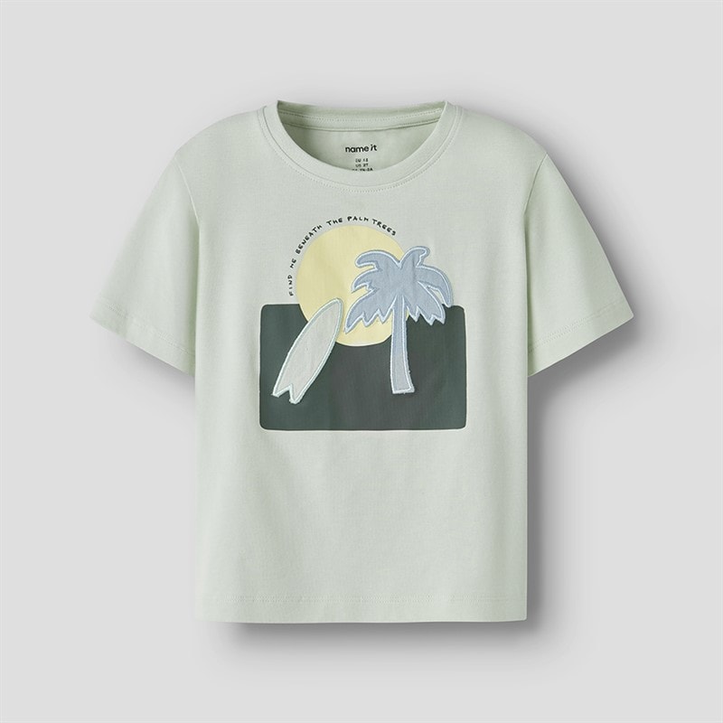 Name It T-shirt James garçons - Pale Aqua