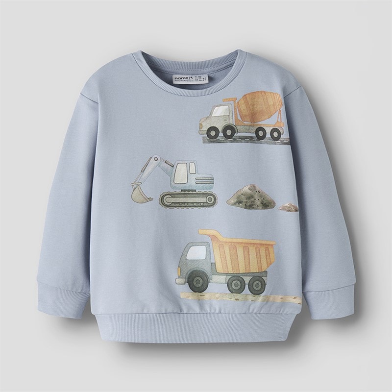 Name It Jungen - Jaso Sweatshirt - Blue Fog
