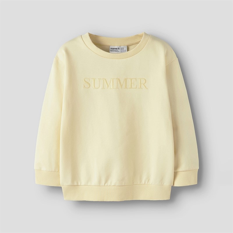 Name It Jungen - Hendri Sweatshirt - Double Cream