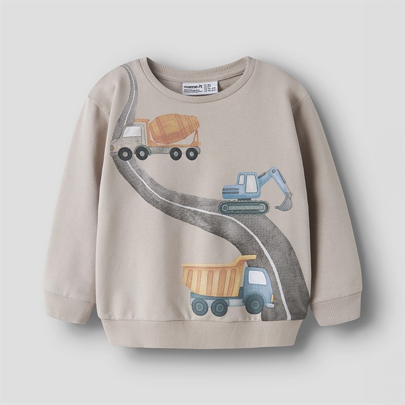 Name It Jungen - Jaso Sweatshirt - Chateau Gray