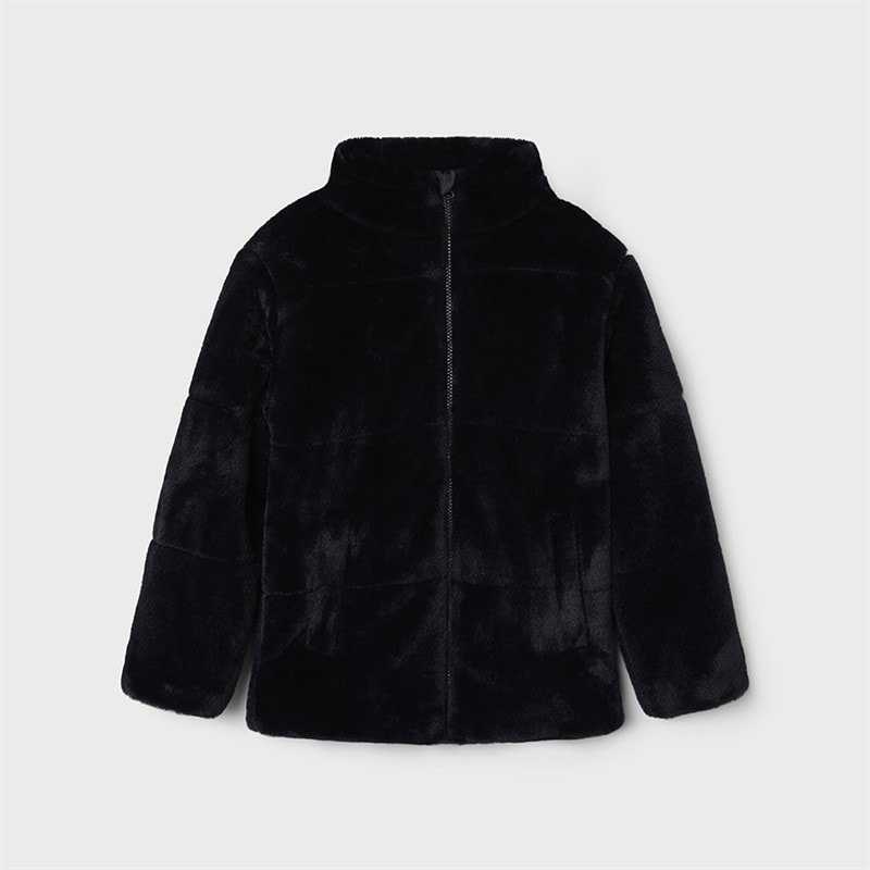 Name It Veste en fausse fourrure nisa filles - Noir - Image 1