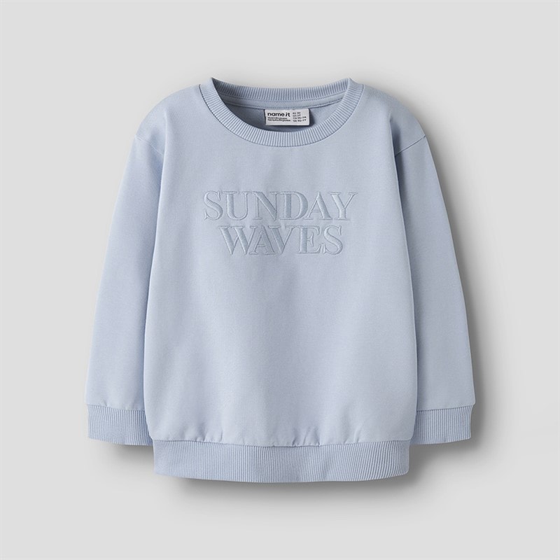 Name It Jungen - Hendri Sweatshirt - Blue Fog
