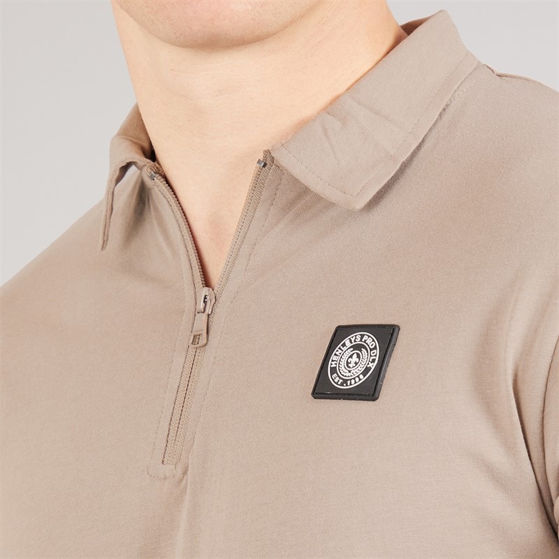 Ensemble polo et shorts Henychill hommes Taupe - Image 3