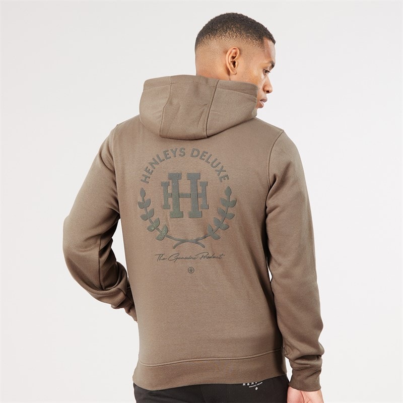 Heren alston hoodie Khaki - Afbeelding 2