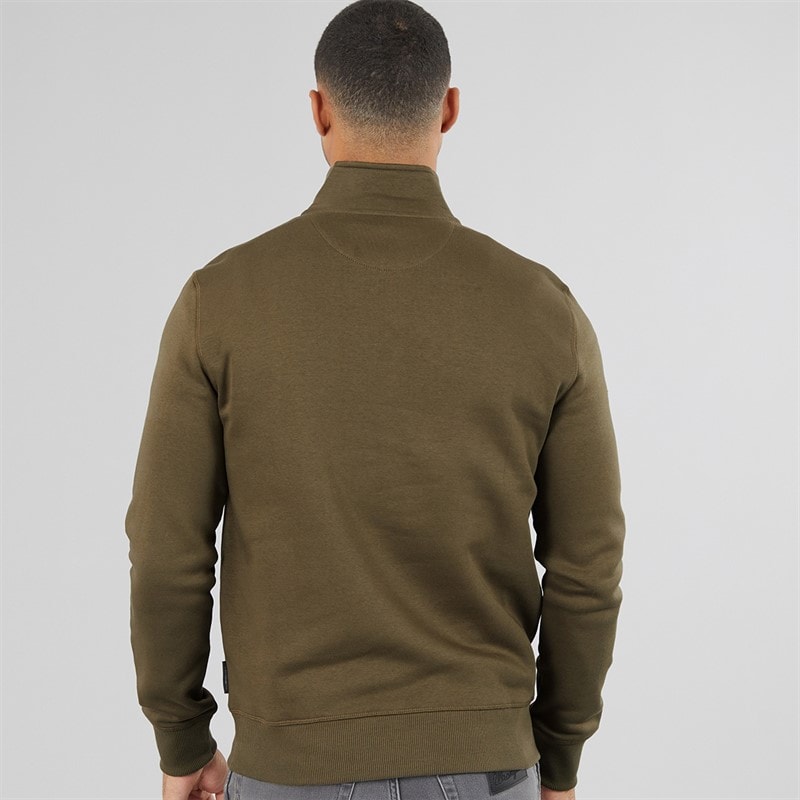 Herren - FC 1/2 Zip Sweatshirt Khaki - Bild 2