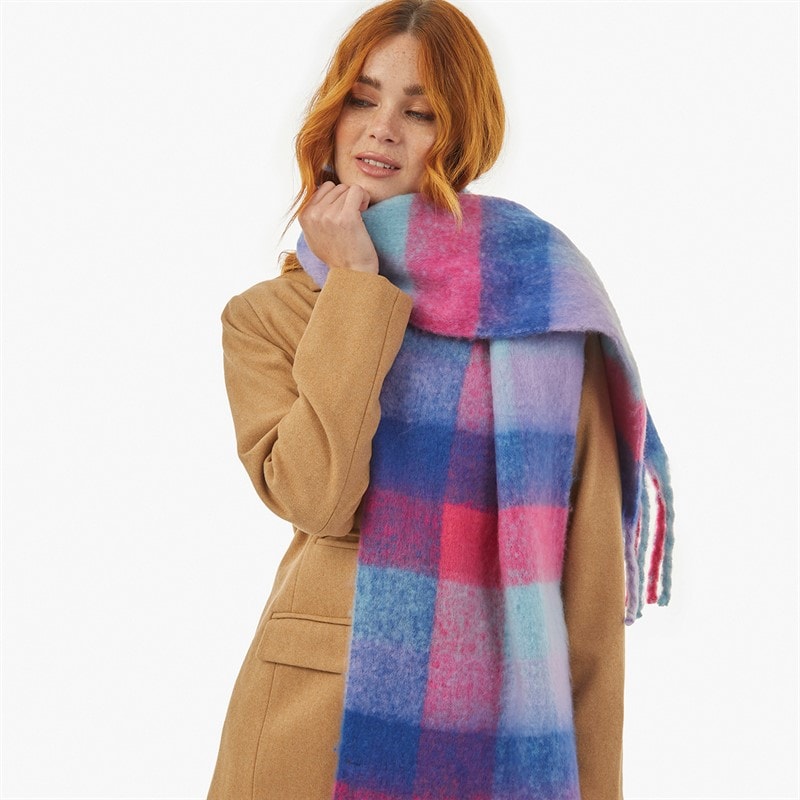 Dames sjaal Multi/Winter White - Afbeelding 3