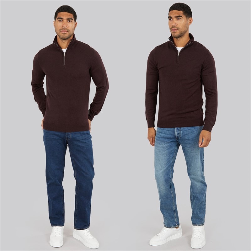 Mężczyźni jeansy FCUK w regularnym kroju, pakowane po dwa Ind50 - Midwash/Ind55 - Stonewash – zdjęcie  3