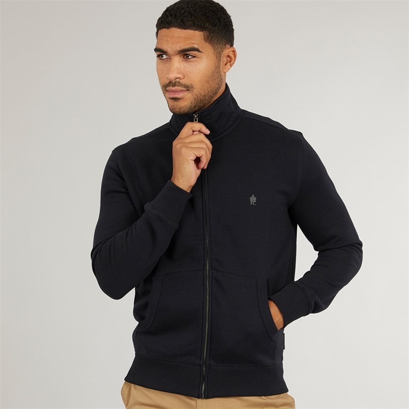 Heren fc funnel sweatshirt Marine/Gunmetal - Afbeelding 3