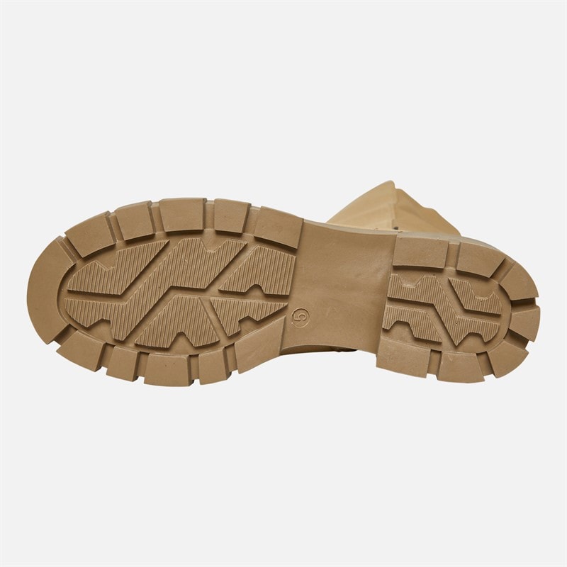 Damen - Chunky Kniehohe Stretch-Stiefel Stone - Bild 3