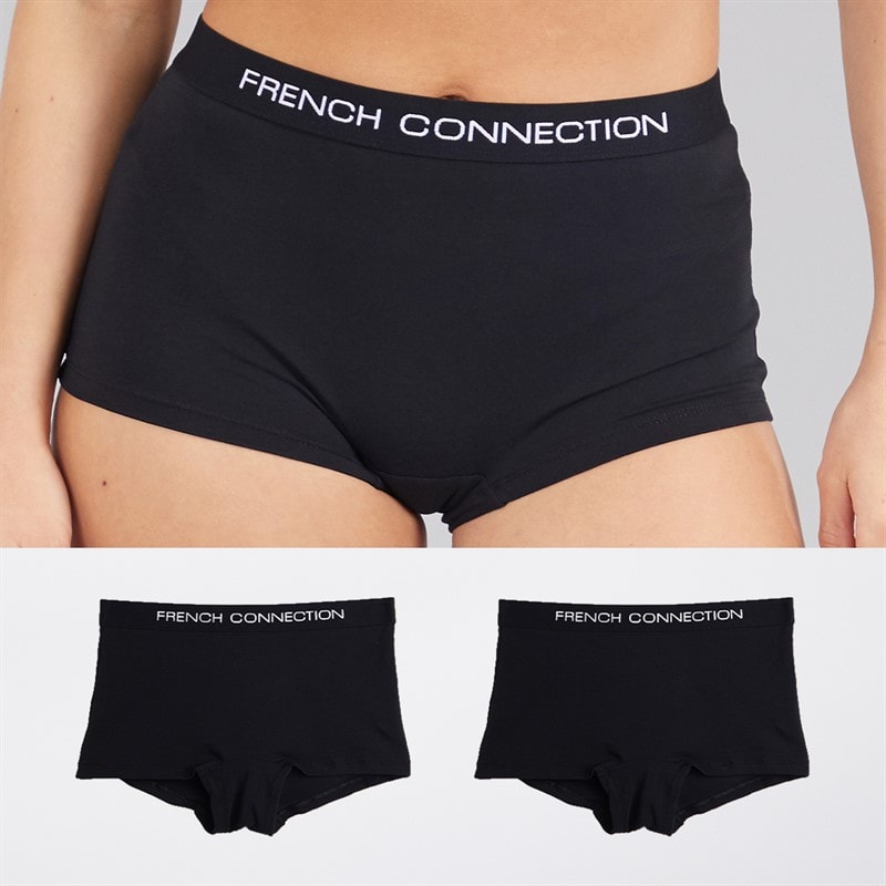 French Connection Dames driepack shorty slips - Multi 1