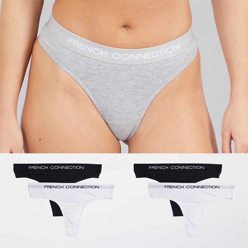 French Connection Dames vijfdelige stringset - Multi 1