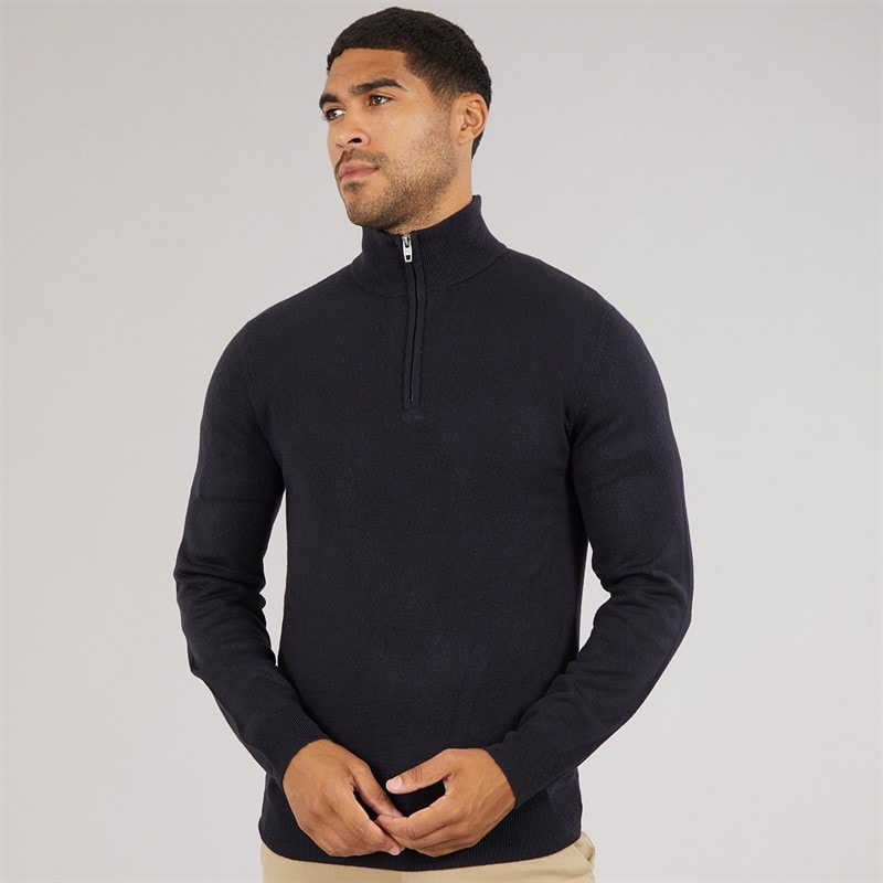 Herren - Cash Half-Zip Pullover Marine - Bild 3
