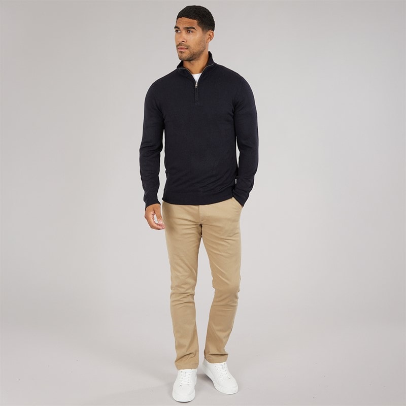 Herren - Cash Half-Zip Pullover Marine - Bild 4
