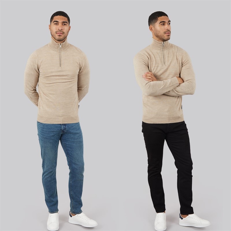 Heren fcuk slim fit jeans twee pack BLKO1/IND23 - Afbeelding 4