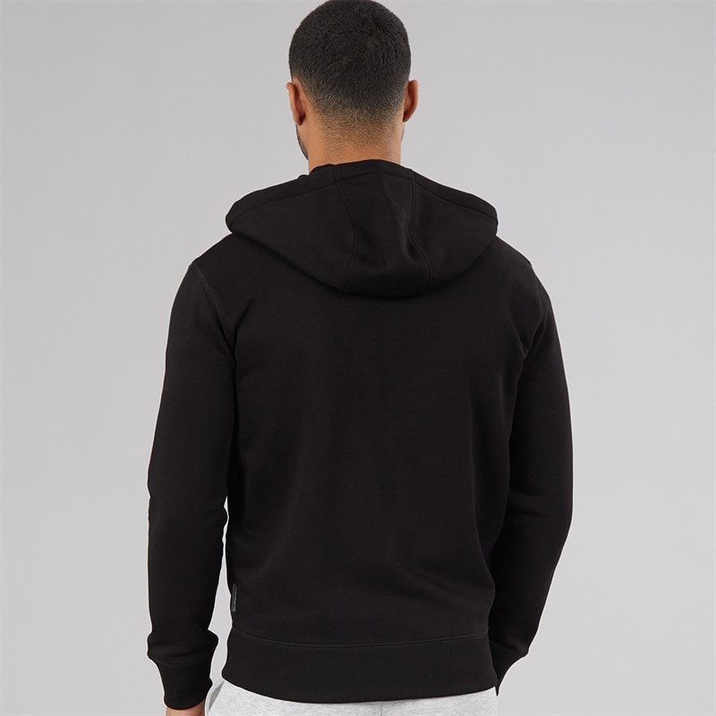 Heren fc zip hoodie Zwart/Gunmetal - Afbeelding 2