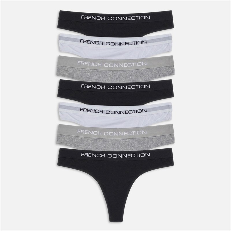 French Connection Dames zevenpack strings - Multi 1